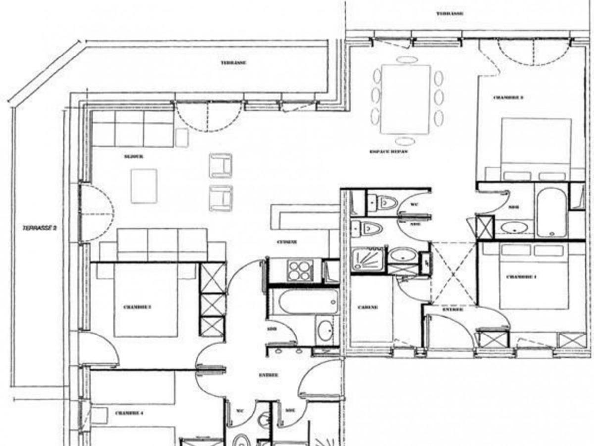 Grand Appartement 5 Chambres Valmorel, Animaux Acceptes, Parking - Fr-1-291-730 외부 사진